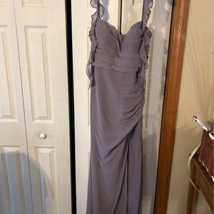 Grey special occasion dress